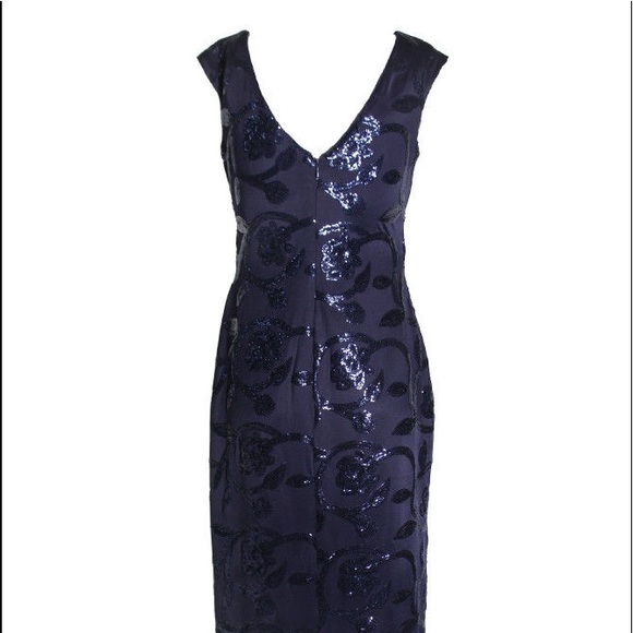 Ralph Lauren | Dresses | Nwt Ralph Lauren 28 Stretch Sequin Long Dress ...